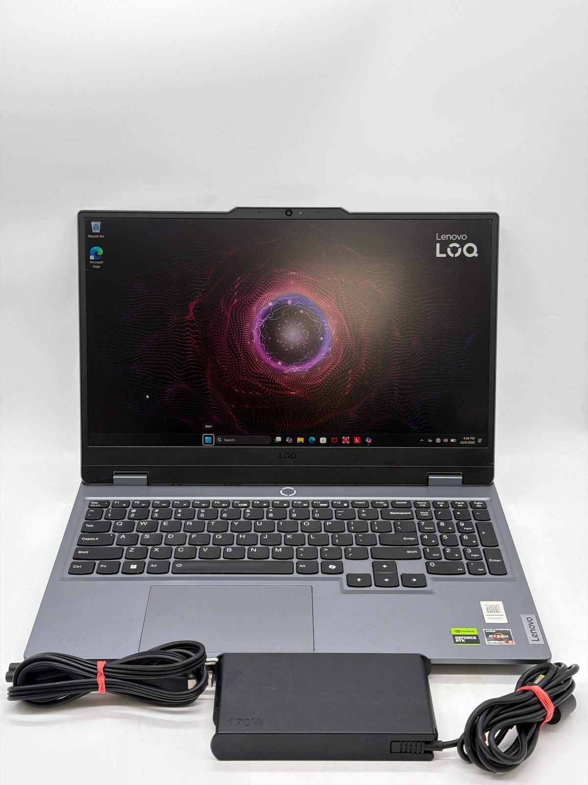 Lenovo LOQ 15ARP9 Ryzen 5 7235HS 12GB 512GB RTX 4050 Gaming Laptop Win 11 Used