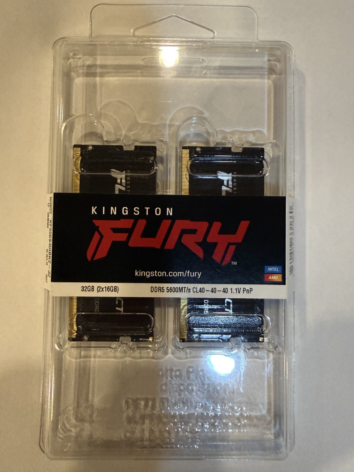 Kingston FURY Impact 32GB (2x16GB) 5600MT/s DDR5 CL40 Laptop Memory Kit