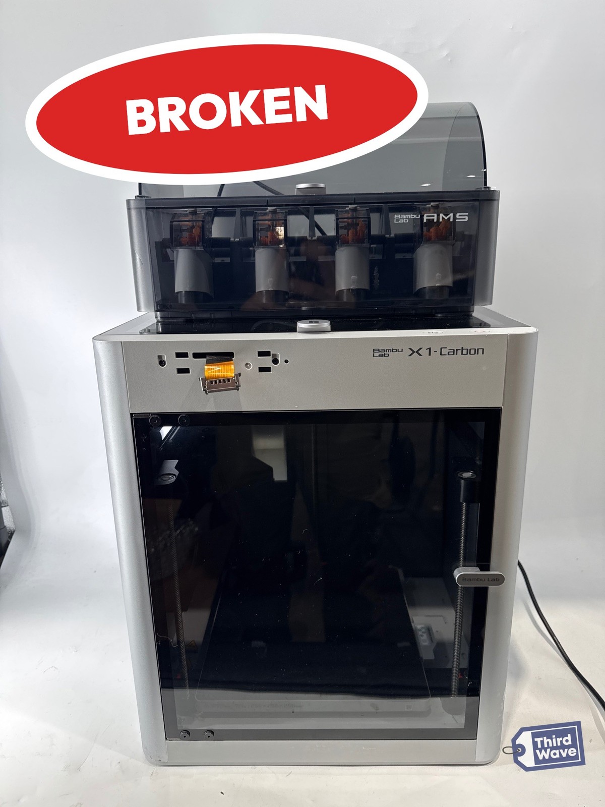 (BROKEN) Bambu Lab X1C Combo 3D Printer FDM Wi-Fi Multi-Color