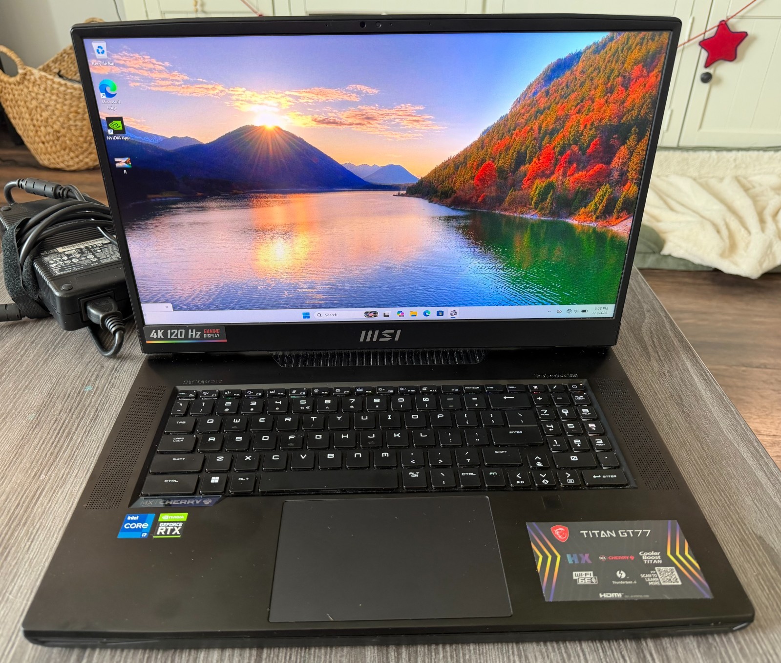 MSI Titan GT77 17.3" 4K 120Hz Gaming Laptop | i7-12800HX | RTX 3070 Ti | 32GB 1T