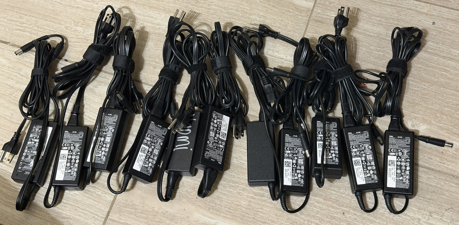 Lot of 10 OEM Dell Laptop Charger AC Power Adapter 19.5V 3.34A 65W PA-12