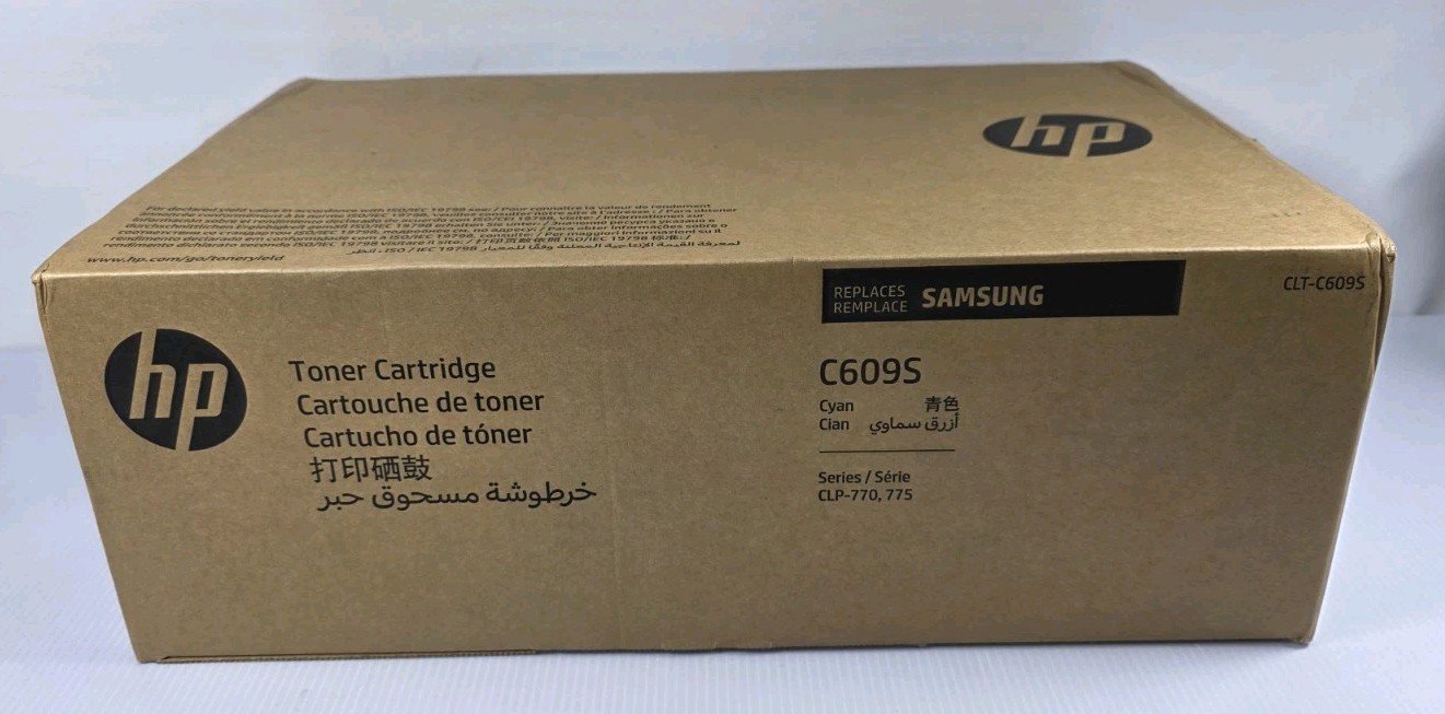 Samsung Toner Ctg 609S, Cyan CLT-C609S/SEE for CLP-770ND NEW