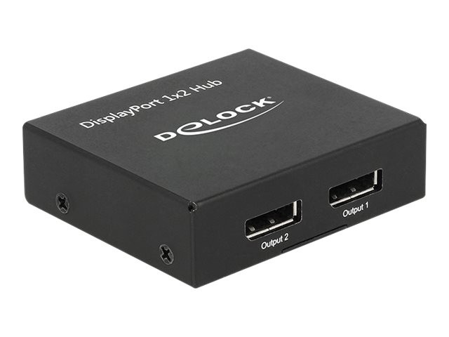 Delock Video/Audio Splitter 2 x DisplayPort Cable 87691