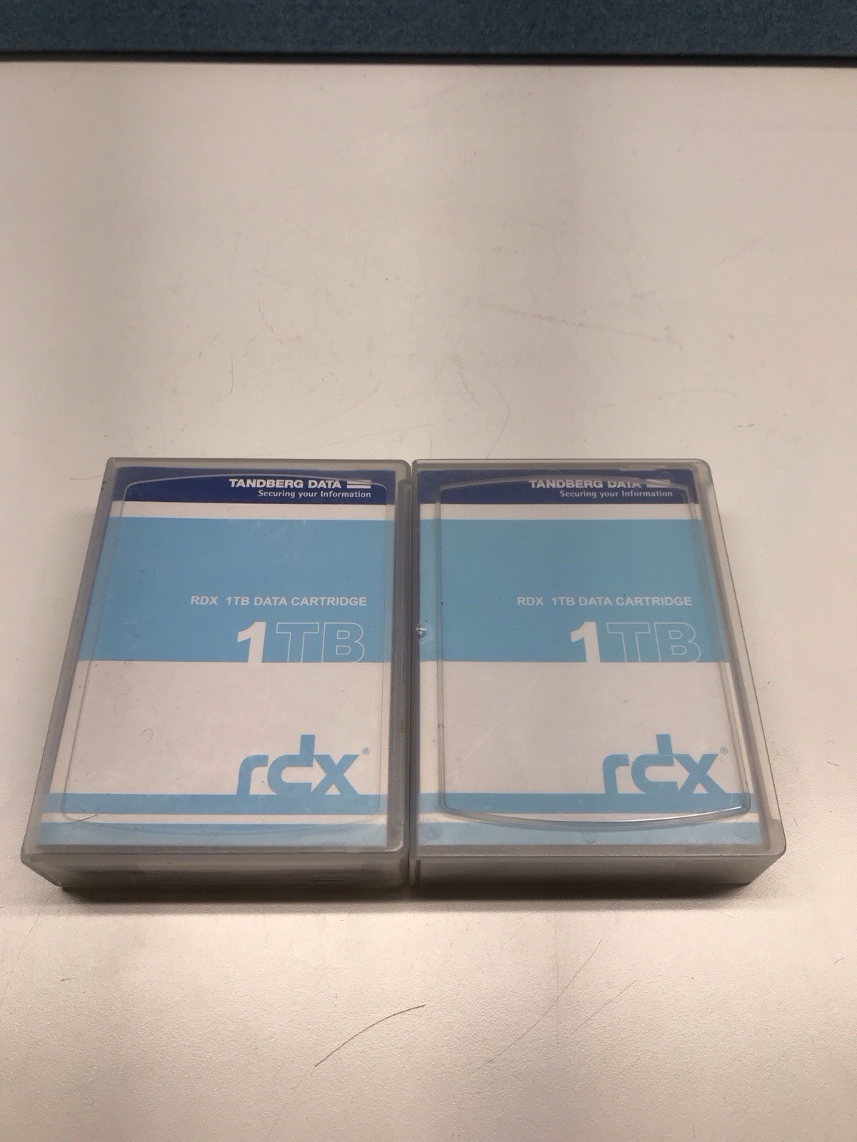 Lot of 2 1TB Tandberg  RDX Data Removeable Disk Cartridge