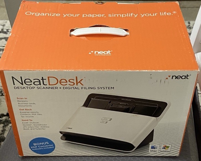 Neat Desk ND-1000 Desktop Scanner & Digital Filing System
