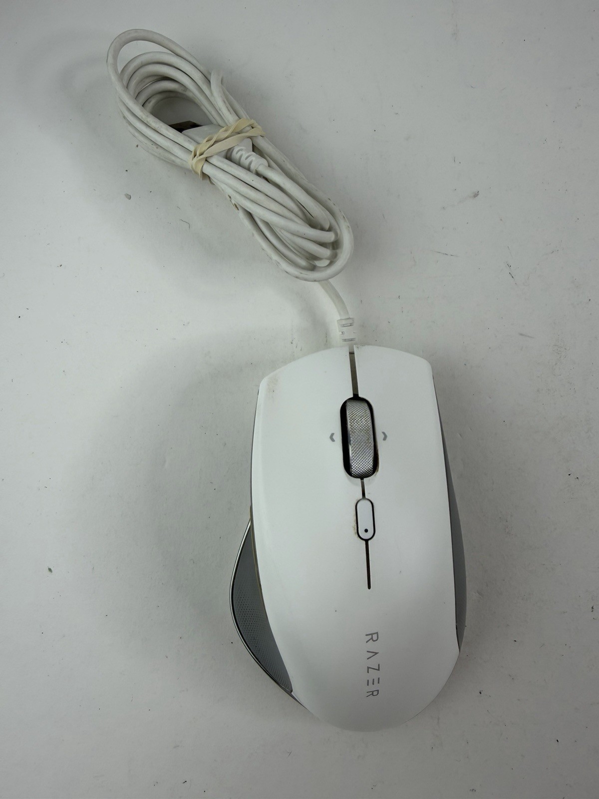 Razer Pro Click Mouse White RZ01-0299 Wireless Mouse with Dongle Tested Working