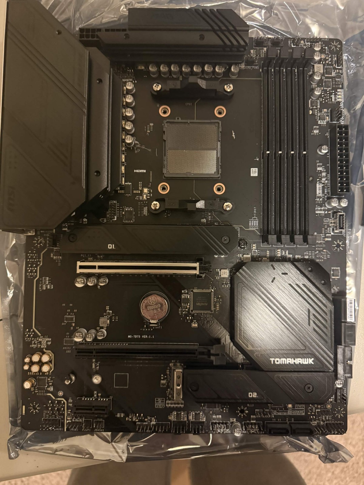 (Read Description) MSI MAG B650 TOMAHAWK WiFi AM5 ATX AMD Motherboard