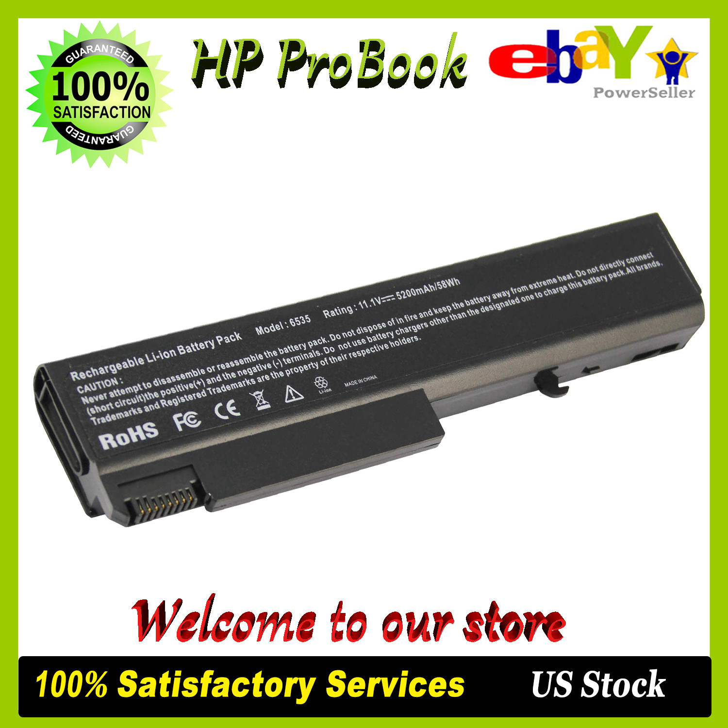 for HP ProBook 6440b 6445b 6450b 6540b 6545b 6550b 6555b Notebook Battery 