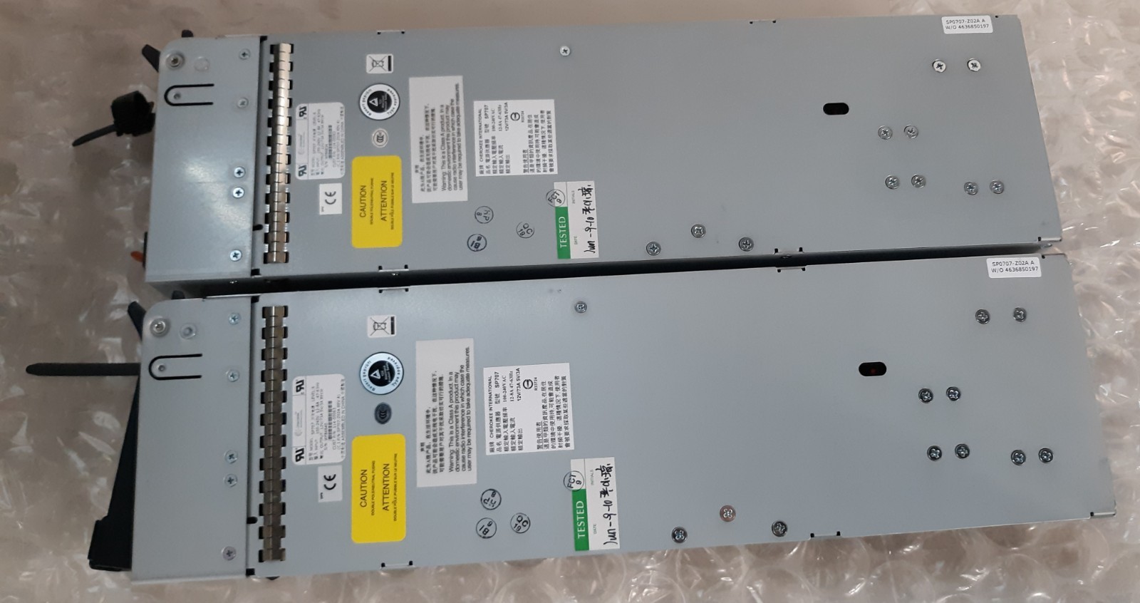 Pair of Cherokee International SP707 891W 114-00063 Power Supply for NetApp