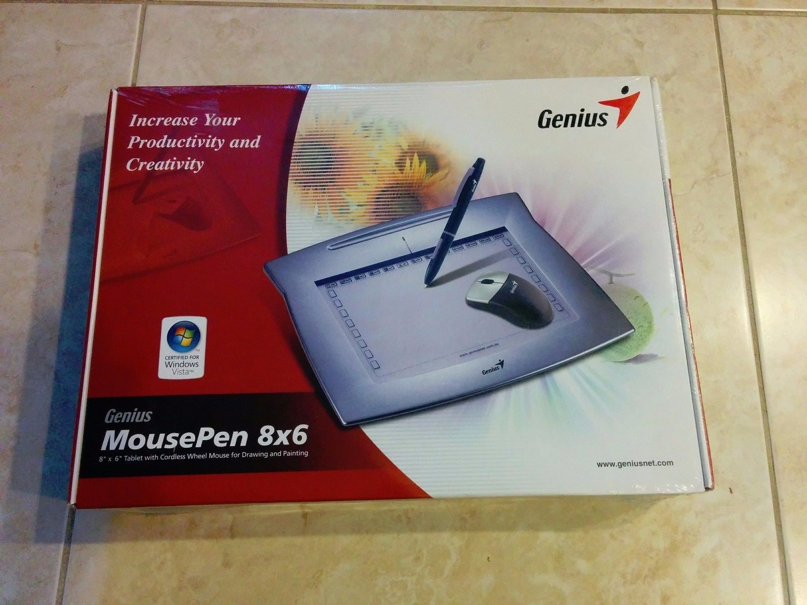 Genius MousePen 8 x 6-Inch Graphic Tablet for Home and Office