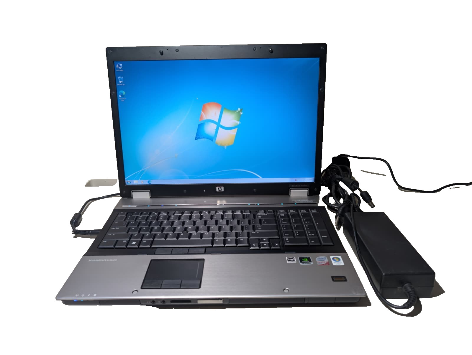 17" HP EliteBook 8730W | C2D 4GB RAM 256GB SSD | Bluray FHD+ NVIDIA Win 7 32-Bit
