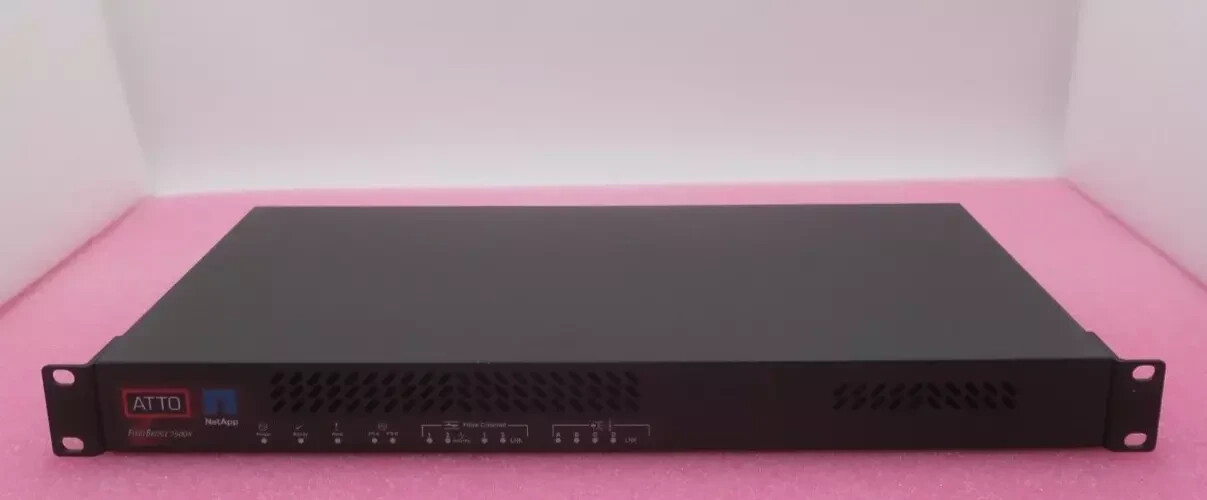 Atto FibreBridge 7500N FCBR-7500-DN1 16Gb FC to 12Gb SAS 4163-0054-R00 2x PSU