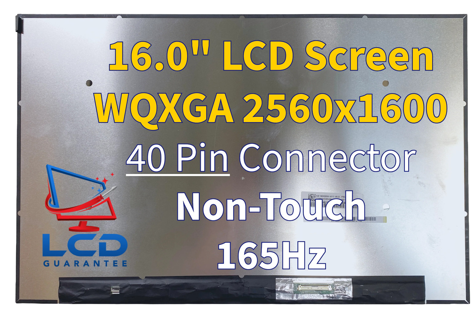 CSOT MNG007DA1-G 165Hz 16" WQXGA Non Touch Gaming LCD Laptop Screen Panel