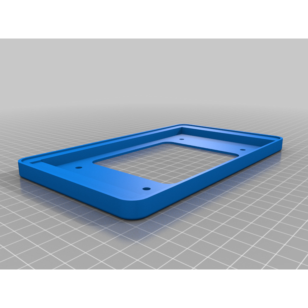 Raspberry pi 7 inch screen case (remastered) 3d Printed