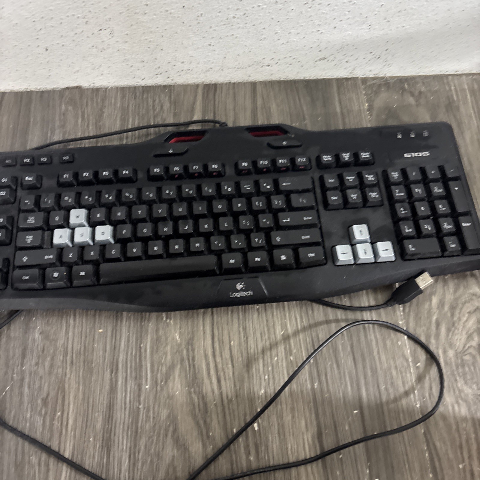 Logitech G105 Model Y-U0013 Wired Gaming Keyboard #u4