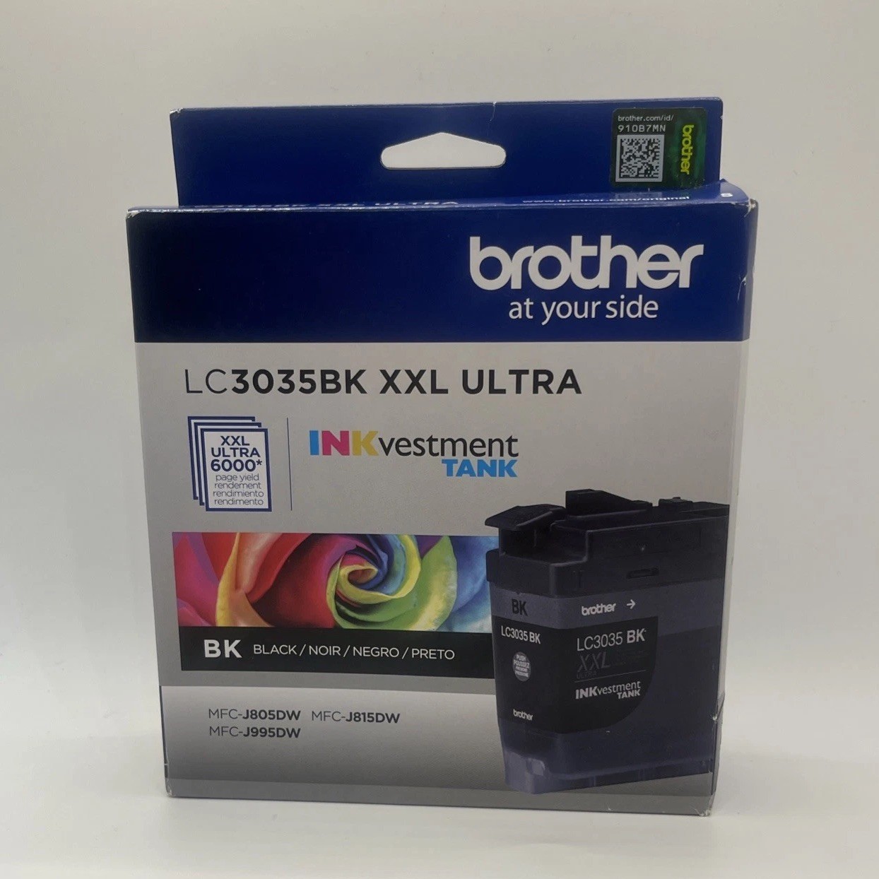 NEW OEM - BROTHER LC3035BK XXL ULTRA BLACK Ink Cartridge - Expired **01/2024**