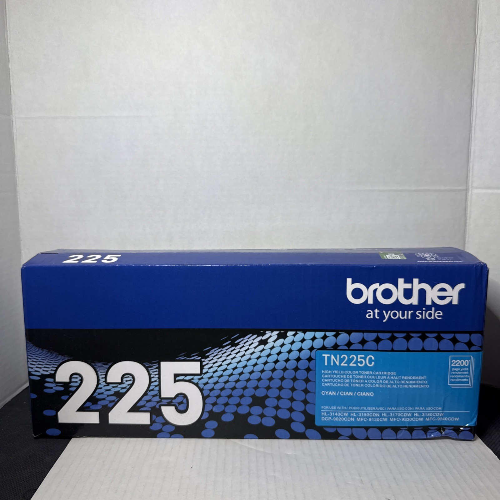 Brother TN225C CYAN High Yield Toner Cartridge, NEW SEALED BOX TN 225