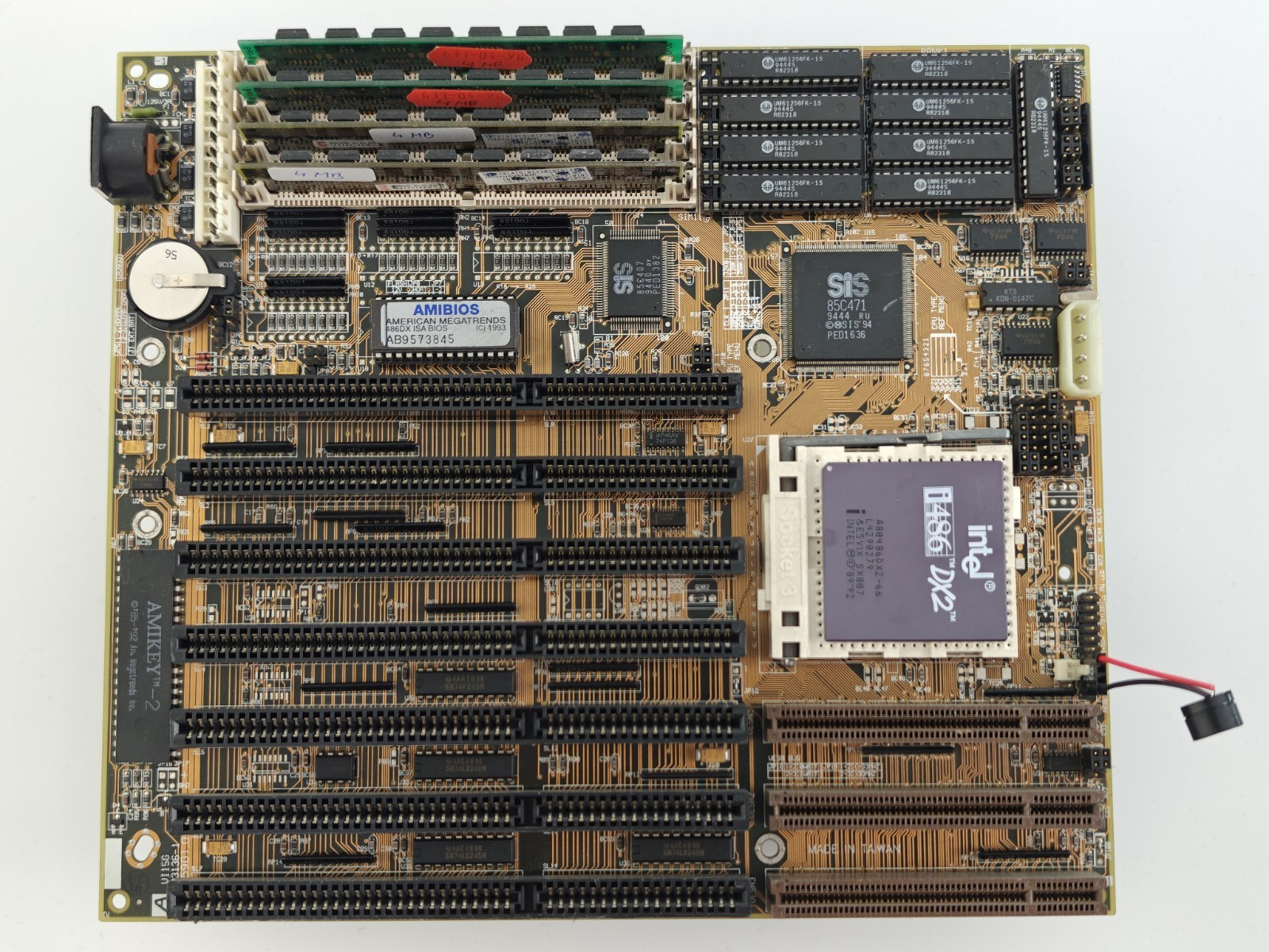 Acer VI15G 486 mainboard Vesa Local Bus + Intel 486 DX2 66 Mhz + 16MB of memory