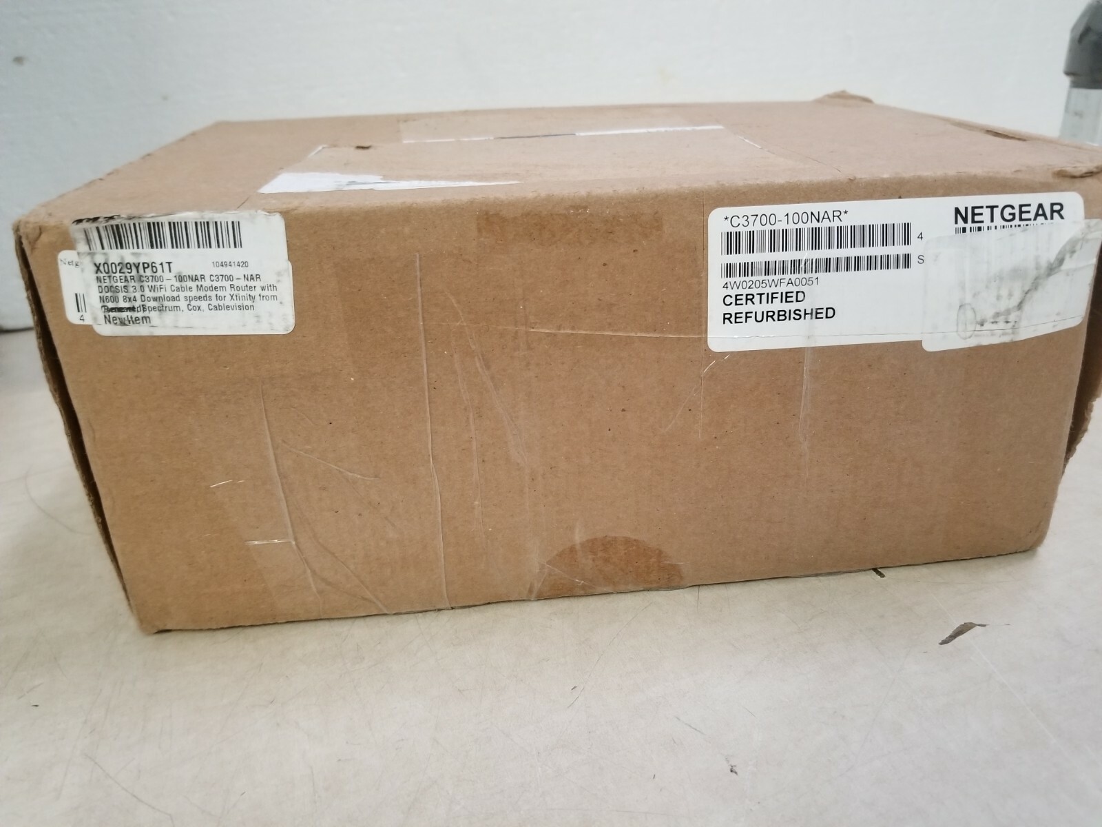 NETGEAR C3700-100NAR C3700-NAR DOCSIS 3.0 WiFi Cable Modem Router (Refurbished)