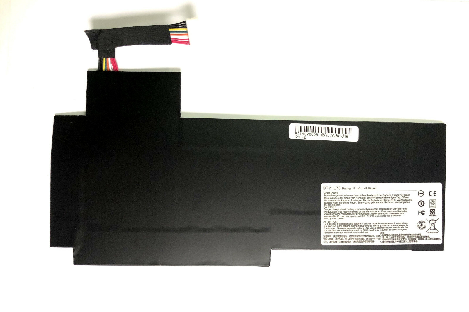 BTY-L76 Battery For MSI GS70 2OD 2PC 2PE 2QC 2QD 2QE GS72 MD9880 MS-1771 MS-1772