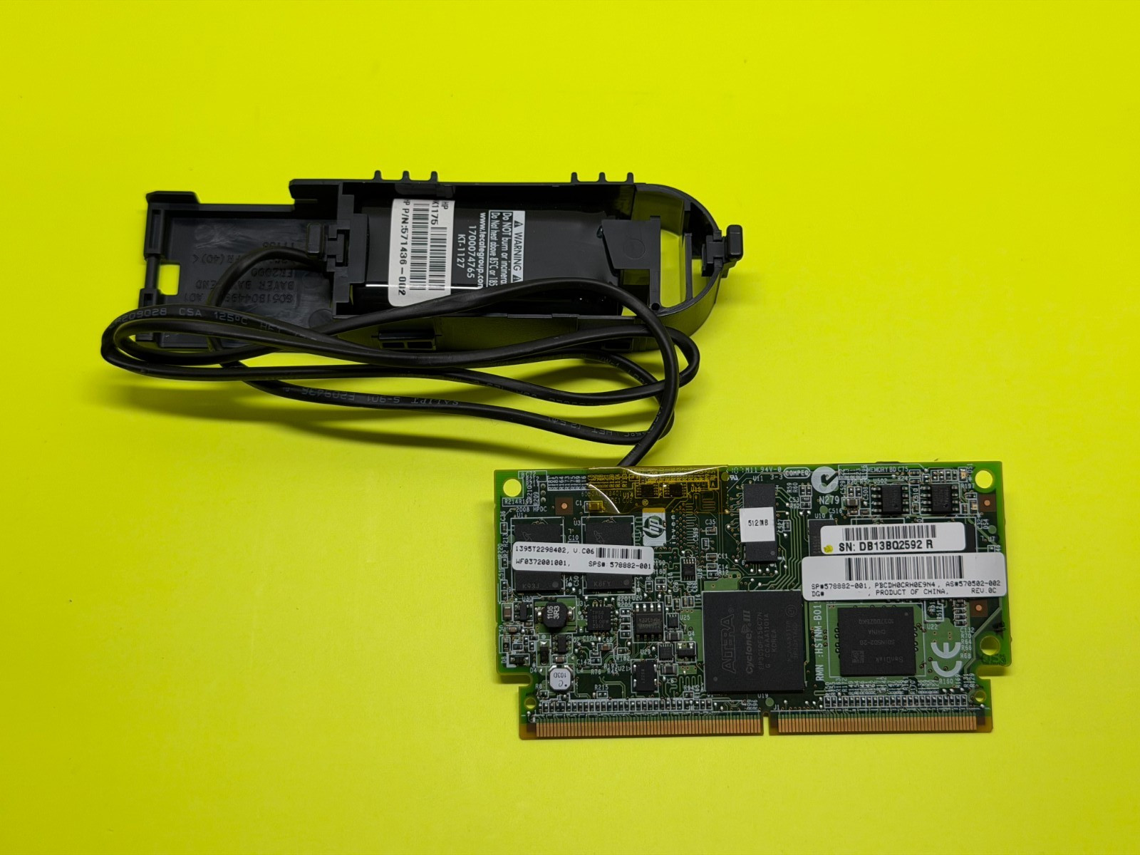HP 578882-001 587324-001 512MB Flash Backed Write Cache Module