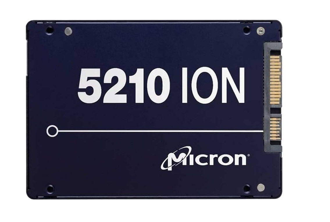 Micron MTFDDAK7T6QDE-2AV1ZABYYR 5210 ION 7.68TB SATA 6 Gbps 2.5in SSD