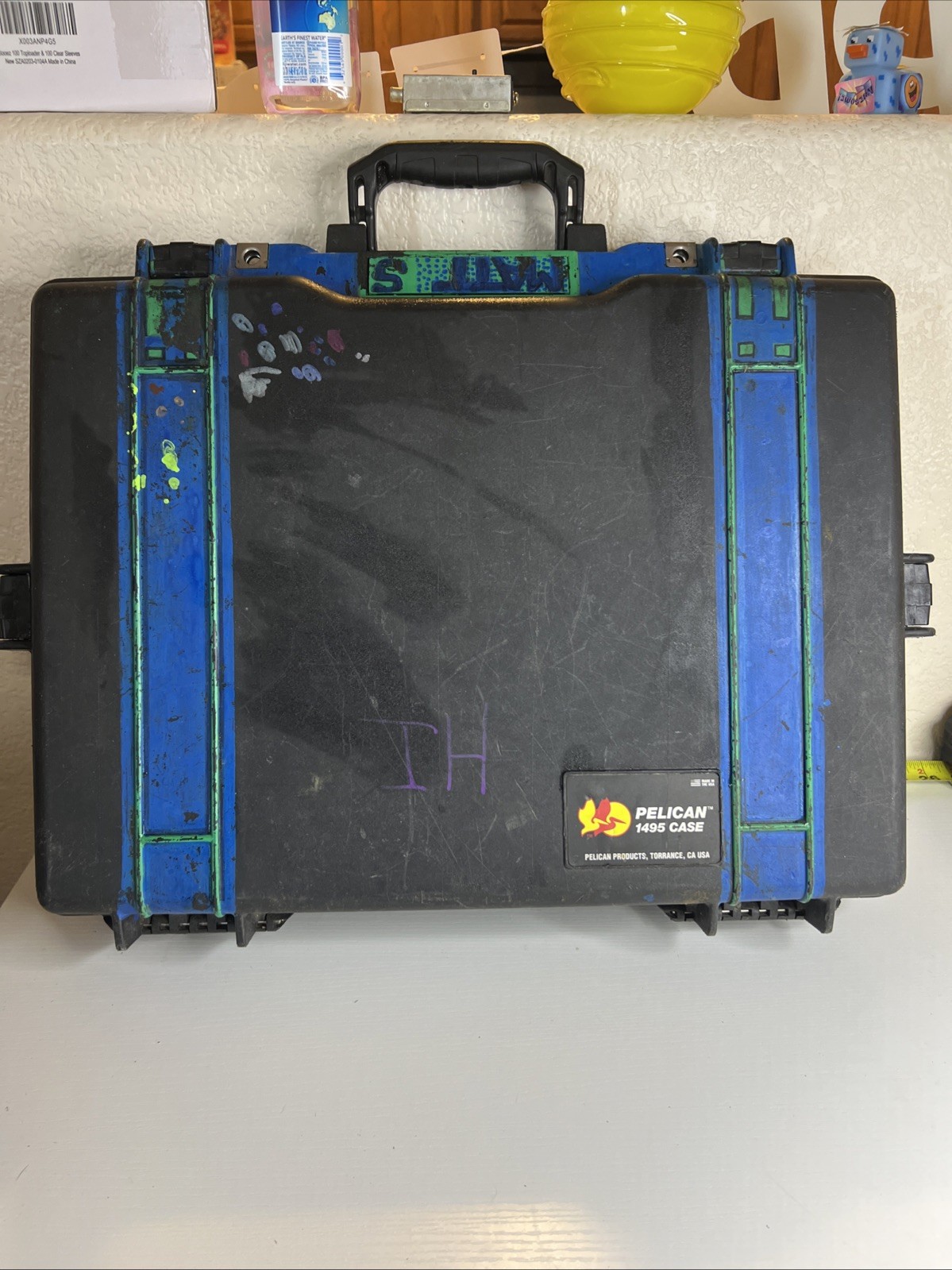 Pelican 1495 Laptop Protective Hard Shell Case with some foam and combo lock