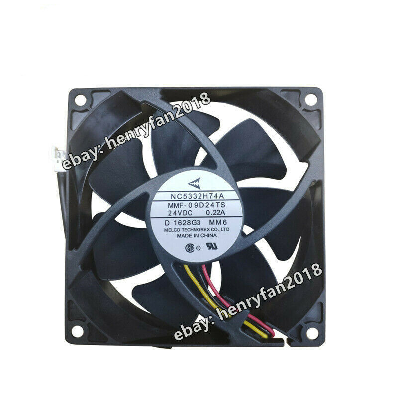 For Melco Fan MMF-09D24TS-MM6 NC5332H74A DC 24V 0.22A 90*90*25mm Driver Fan