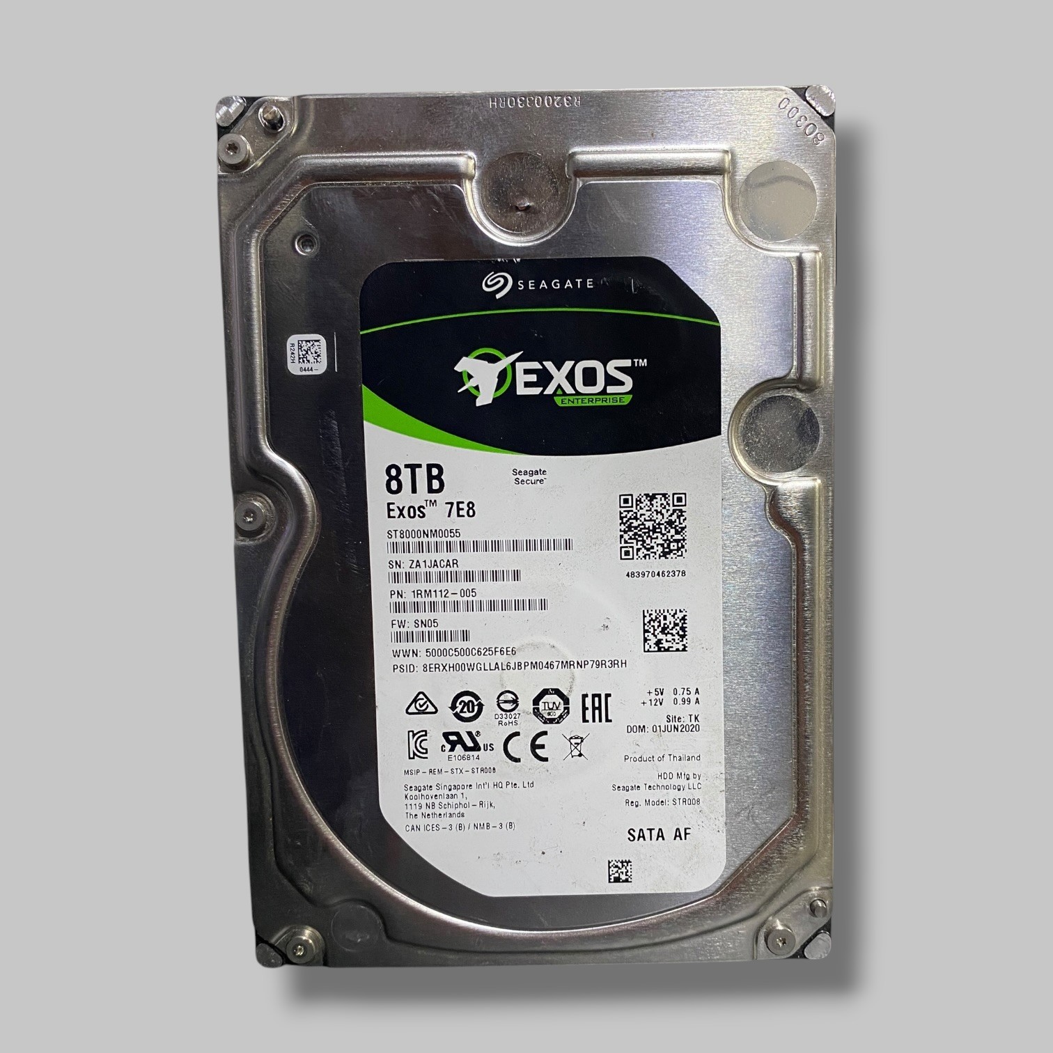 Seagate Enterprise ST8000NM0055 8TB 3.5" HDD SATA 7200RPM 256MB Cache Tested