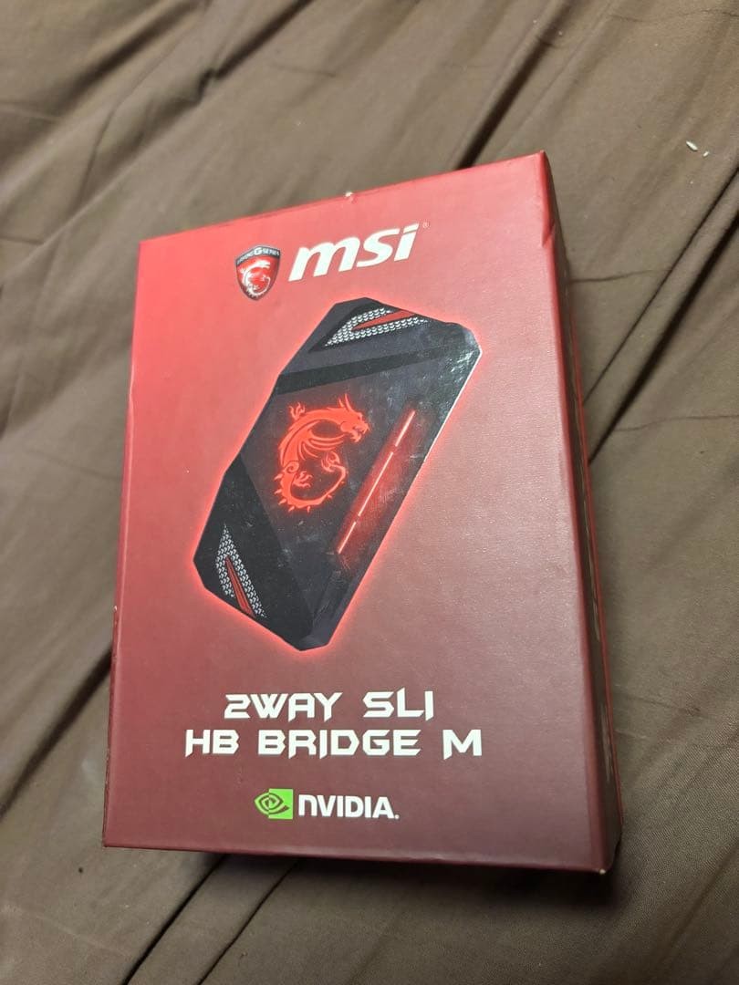 MSI 2WAY SLI HB bridge for NVIDIA graphics cards used