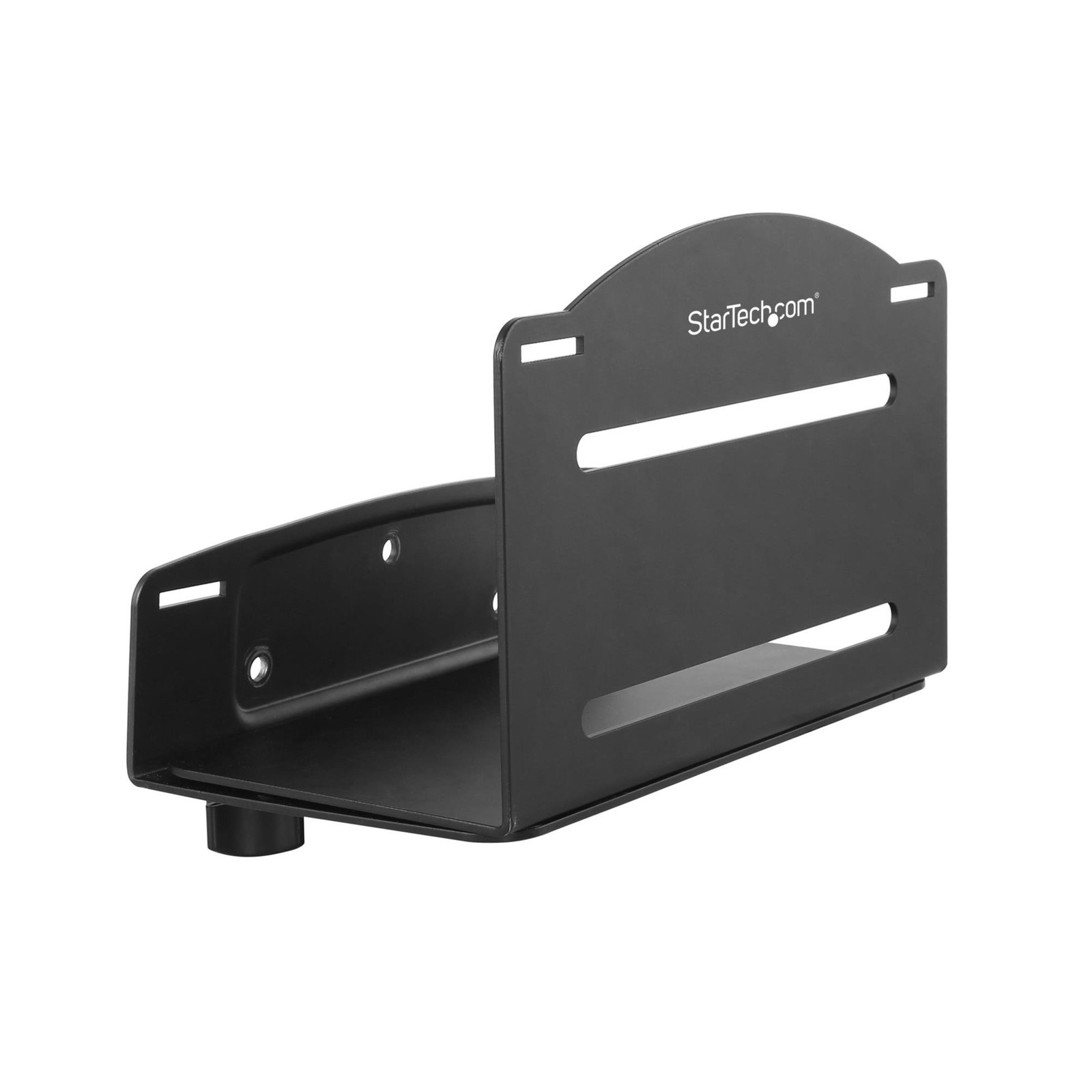 StarTech.com Wall Mount CPU Holder - Adjustable Width 4.8in to 8.3in - Black 