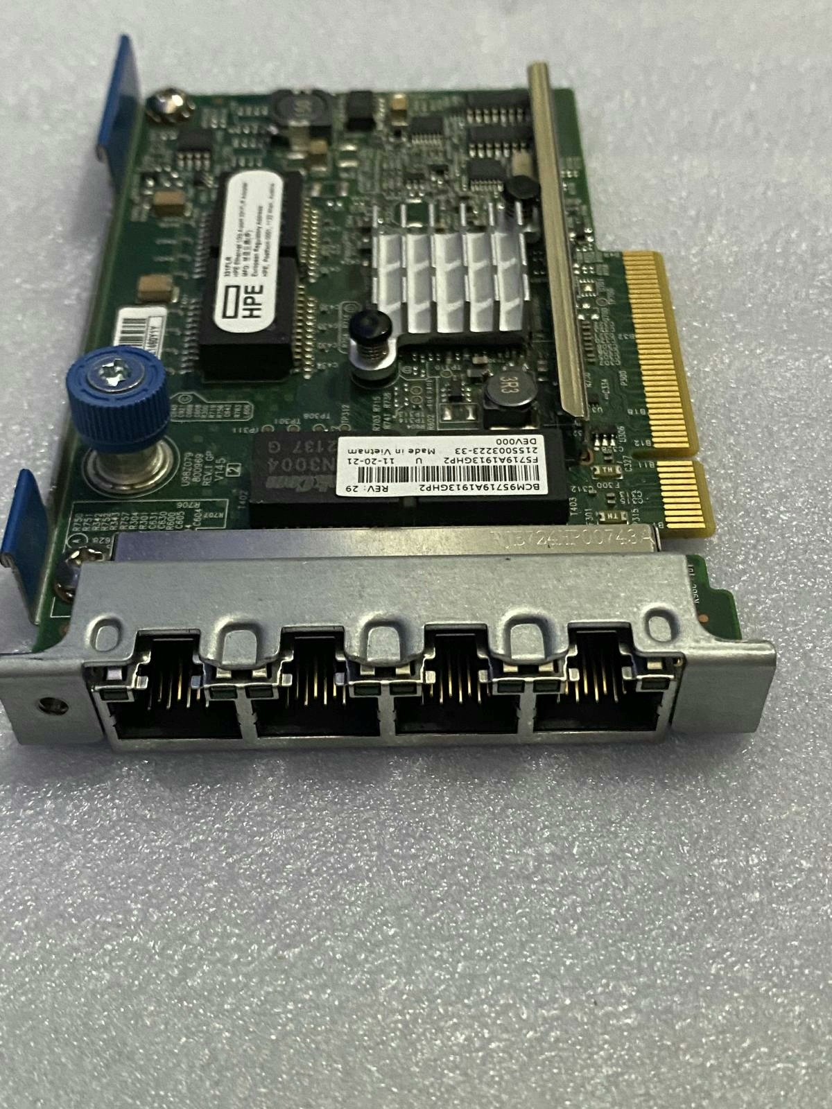 Original HPE 331FLR Quad‑Port Gigabit Ethernet Server Network Adapter