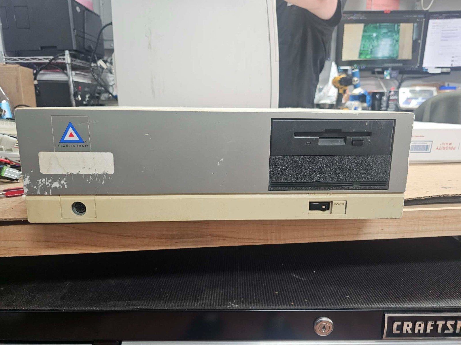 Clean Leading Edge MP-1676L Rare Vintage Retro 8088 PC w/2x Ram Expansion Cards