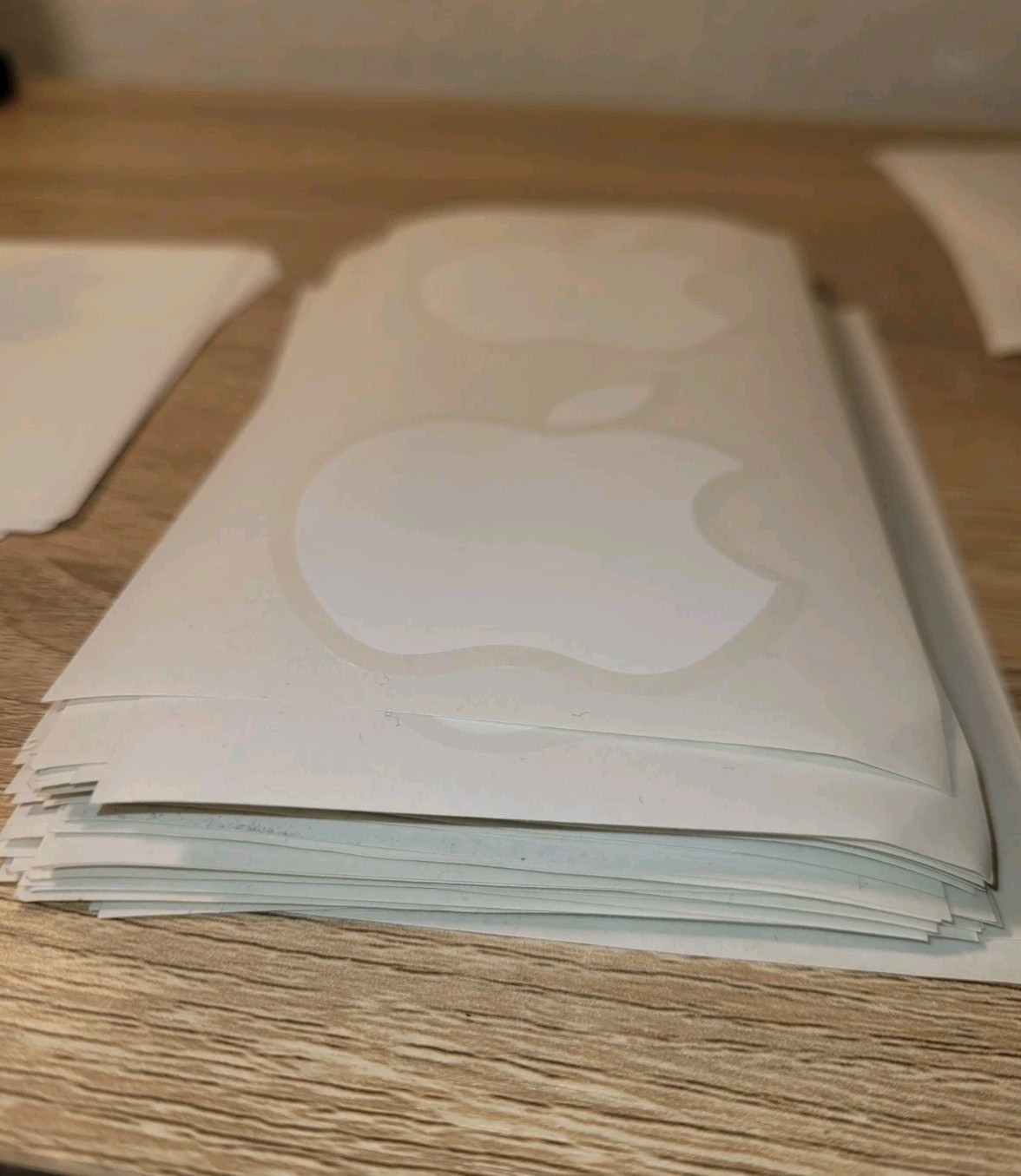 Genuine Apple 160+ White Logo Sticker Decals iphone ipod