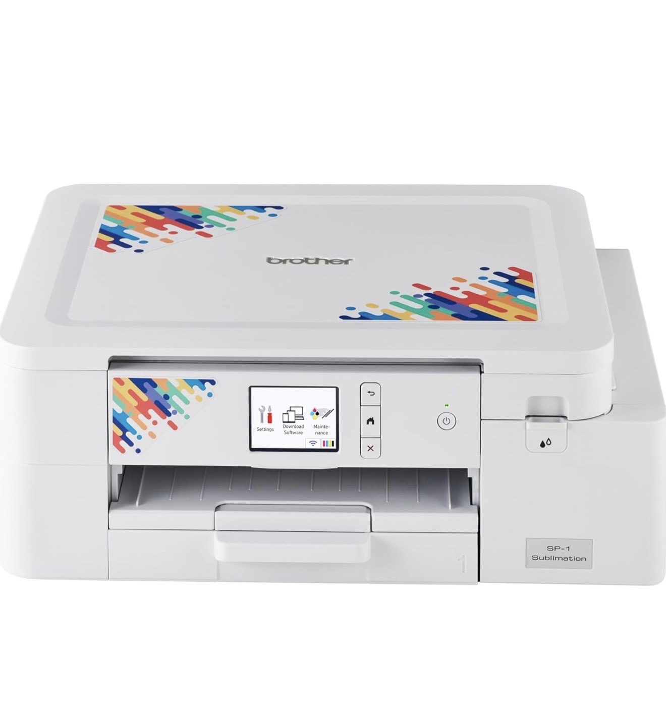 Brother SP-1 Sublimation Printer Wireless, Artspira, 10 Sheets, CMYK Inks