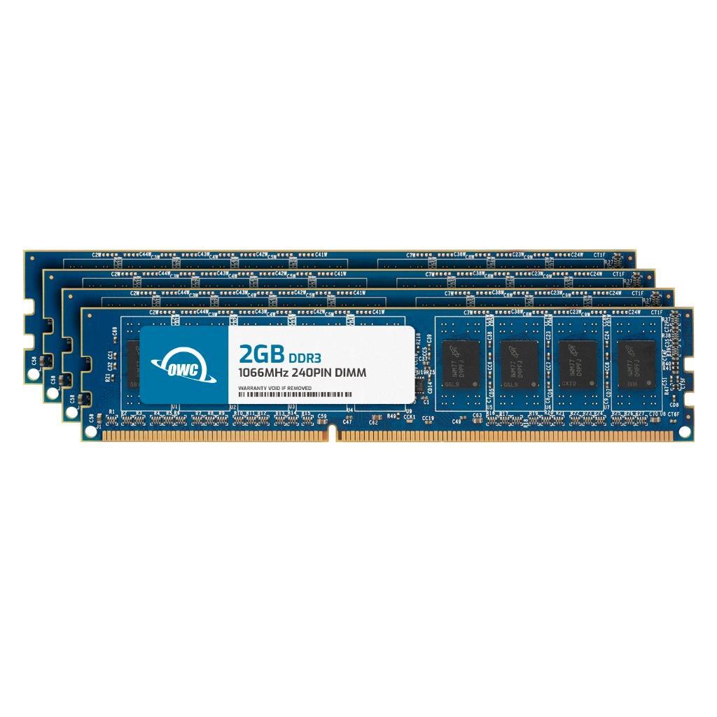 OWC 8GB (4x2GB) DDR3 1066MHz 1Rx8 Non-ECC UDIMM 240pin Memory RAM