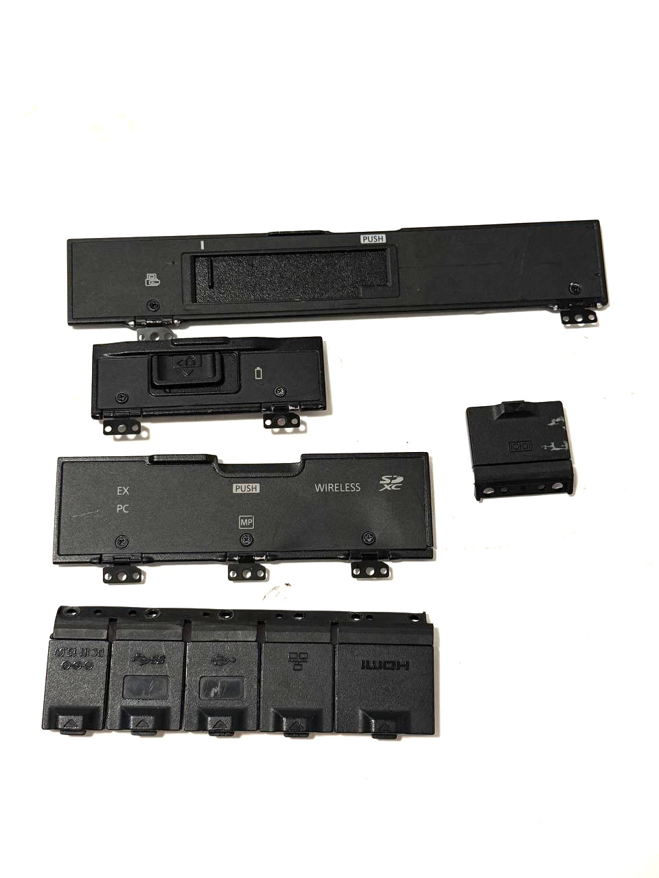 Panasonic CF-31 MK4 Toughbook Port Covers Set (Missing one cover)