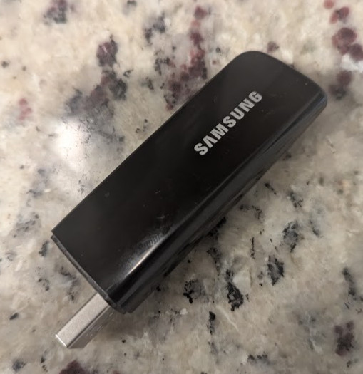 Samsung WIS12ABGNX Wi-Fi Dongle LAN Adapter - Black