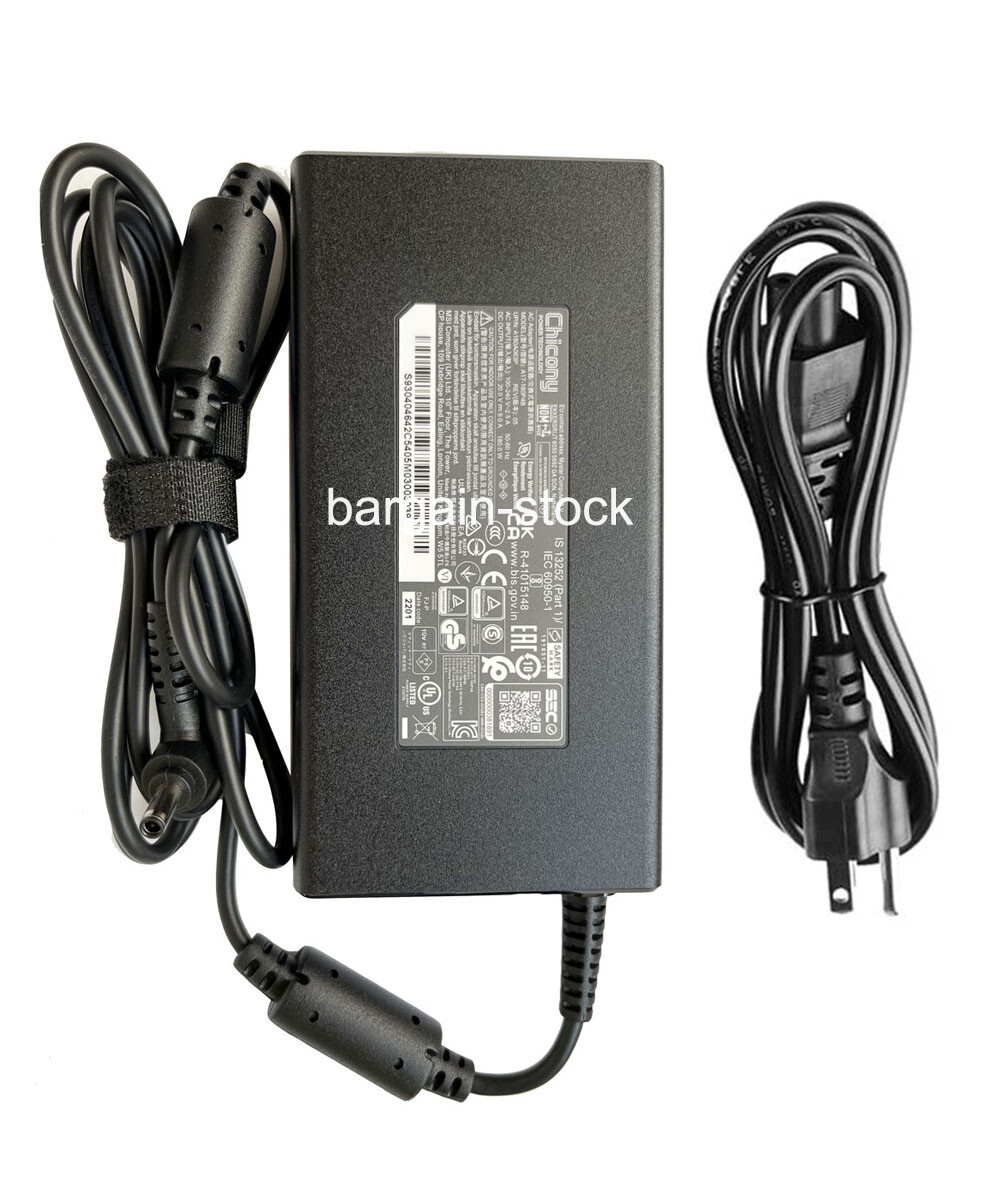 Chicony 20V 9A 180W AC Adapter Charger For MSI Stealth 15 A13VF-038US Laptop