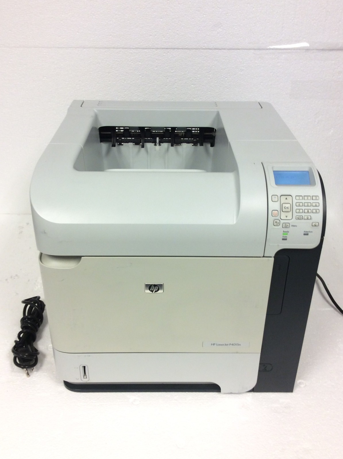 HP LaserJet P4015N Workgroup Laser Printer 128MB w/ 73K Pages, No Toner