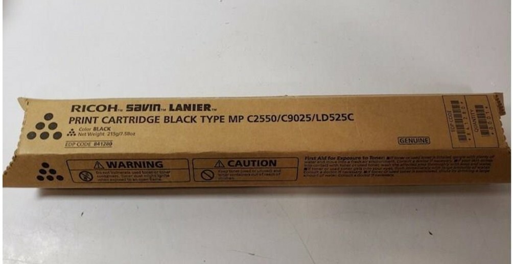 GENUINE Ricoh Savin Lanier BLACK Printer Cartridge NEW SEALED