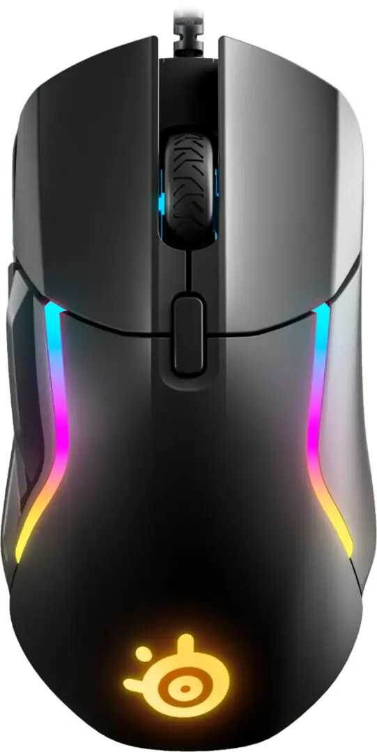 SteelSeries Rival 5 Wired Optical Gaming Mouse with RGB Lighting Wired Black VG