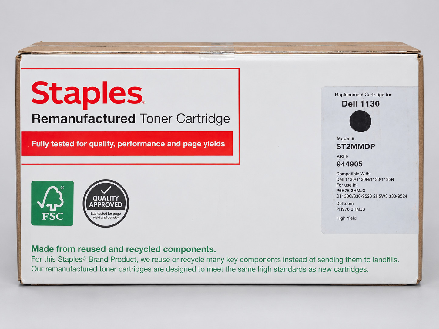 Staples Compatible Dell 1130 ST2MMJP Black