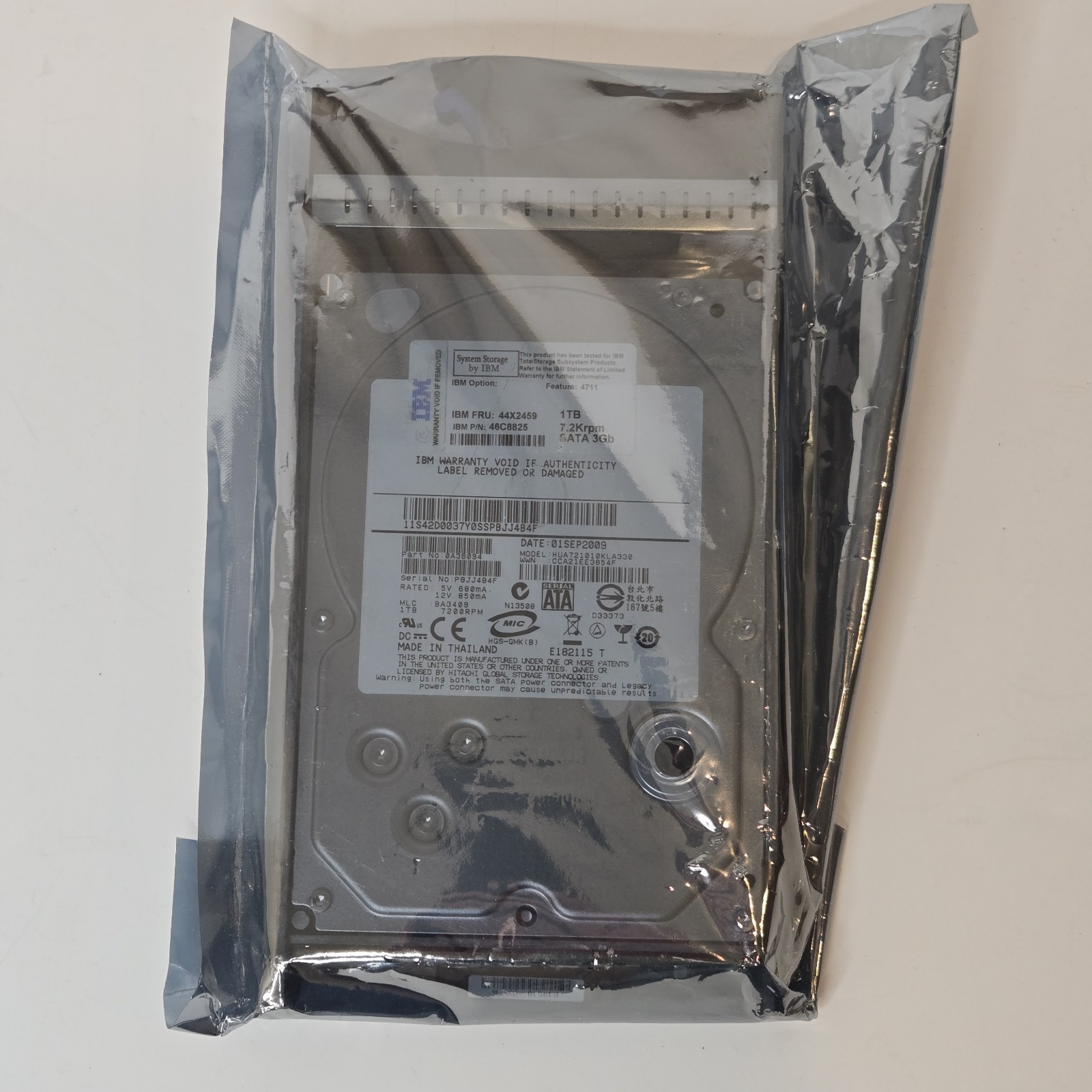 IBM 44X2459 1TB 7200RPM SATA-E 3G 3.5 Hard Drive