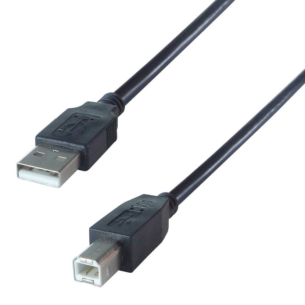 Connekt Gear 2m USB 2 Connector Cable A Male to B Male - High Speed - PACK OF 2