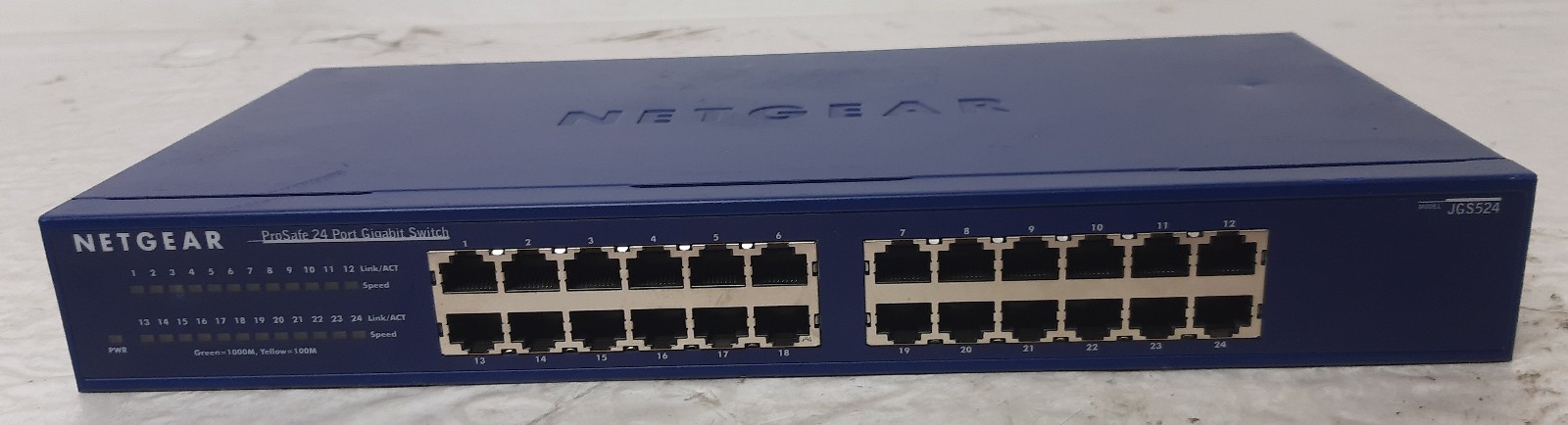 NETGEAR JGS524 24 Port Unmanaged Gigabit Switch No Ears