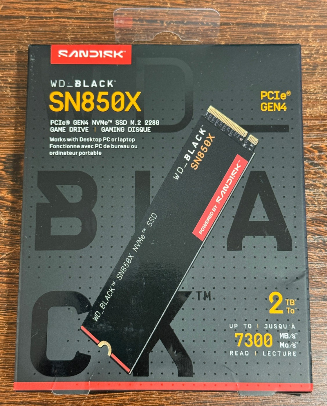 NEW WD BLACK 2TB SN850X NVMe M.2 2280 SSD Storage Sandisk - Western Digitial