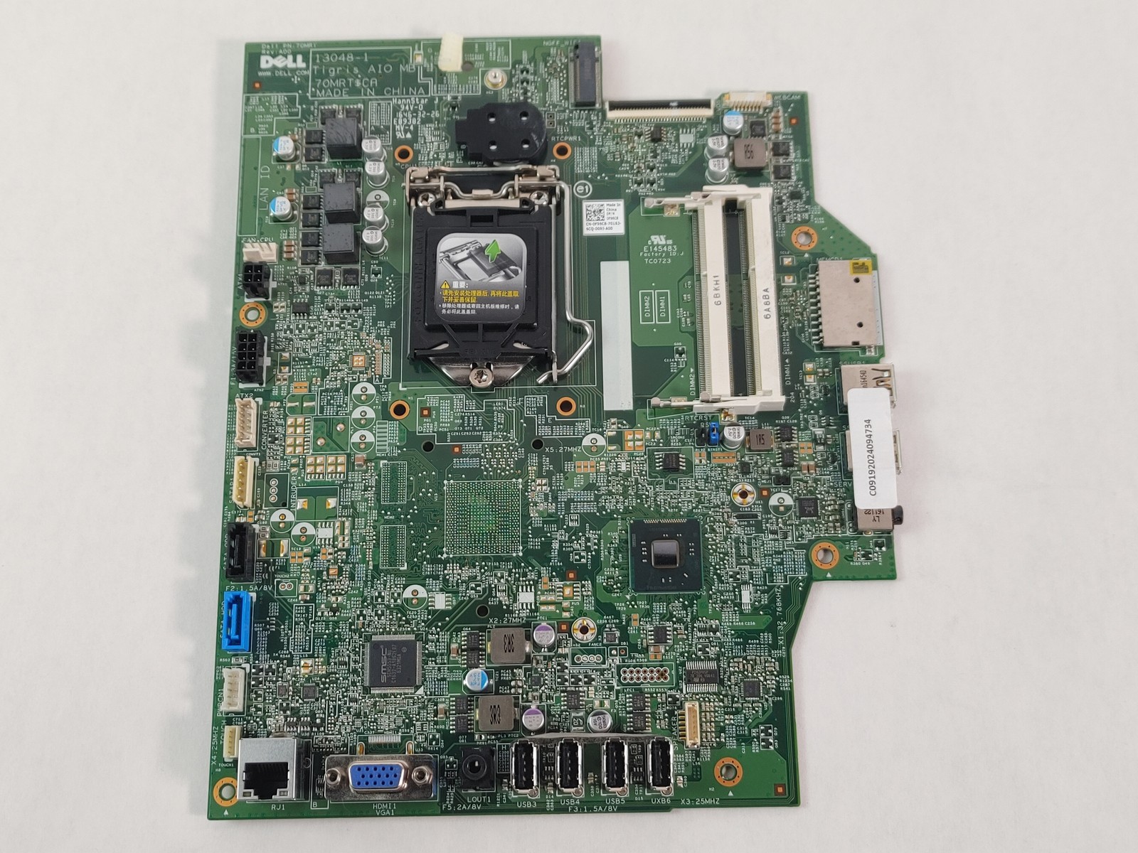 Dell OptiPlex 3030 AIO LGA 1150 DDR3 SDRAM Desktop Motherboard F96C8