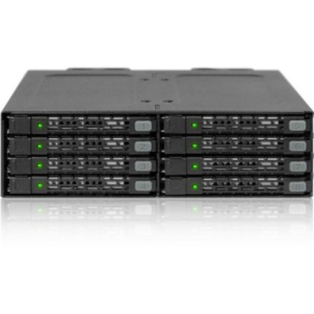 Icy Dock ToughArmor MB998SP-B 8-Bay 2.5" SATA HDD/SSD Backplane Cage