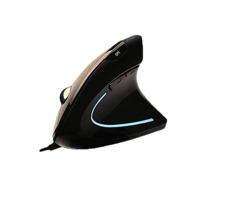 Adesso iMouse E1 Vertical Ergonomic Right Hand Illuminated Computer Mouse